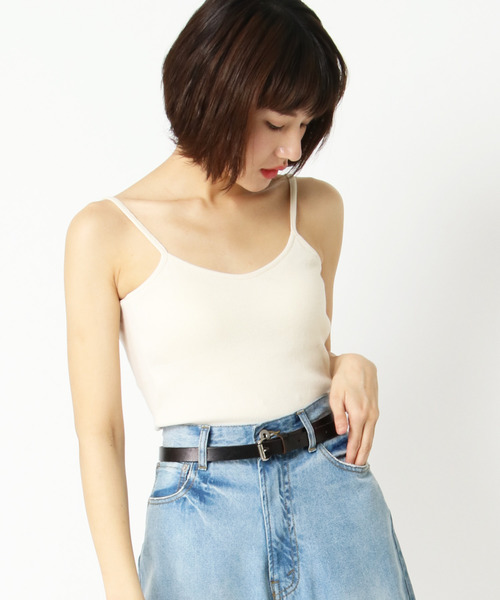 notch.（ノッチ）の「バックオープンキャミソール（キャミソール・レディース・ホワイト/オフホワイト/ブラック/ブラウン/ベージュ・M）」の18枚目の写真