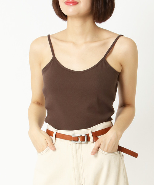 notch.（ノッチ）の「バックオープンキャミソール（キャミソール・レディース・ホワイト/オフホワイト/ブラック/ブラウン/ベージュ・M）」の20枚目の写真