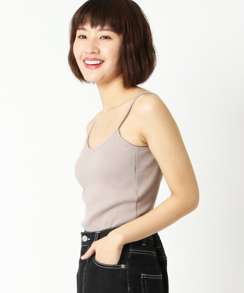 notch.（ノッチ）の「バックオープンキャミソール（キャミソール・レディース・ホワイト/オフホワイト/ブラック/ブラウン/ベージュ・M）」の14枚目の写真