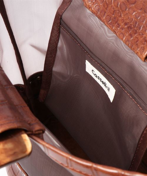 Casselini（キャセリーニ）の「Casselini（キャセリーニ）チュールスタッズバッグ（ハンドバッグ・レディース・ブラック/ブラウン・FREE）」の22枚目の写真