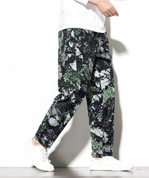 MGV | ヴィンテージプリントテーパードイージーパンツ(その他パンツ)