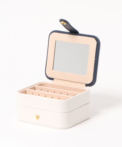 最終出品　お値下げ　プレゼンテーション　セット　ジュエリーボックス F&D : スクエアジュエリーボックス（ポーチ）｜Fun & Daily