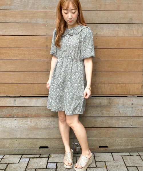apres jour(アプレジュール)の「襟フリルパフワンピース【ZOZOTOWN限定アイテム】(ワンピース・レディース・ブラック/ベージュ/その他/ミント/モカ・フリー)」の16枚目の写真
