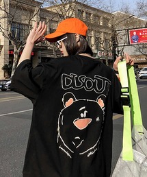 BEARプリントBIGTシャツ