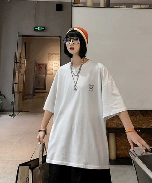 MGV（エムジーヴィー）の「BEARプリントBIGTシャツ（Tシャツ/カットソー・メンズ・ホワイト/ブラック/パープル・MEDIUM/LARGE/X-LARGE）」の17枚目の写真