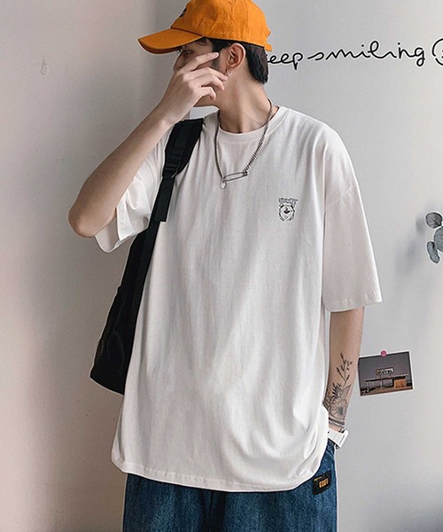 MGV（エムジーヴィー）の「BEARプリントBIGTシャツ（Tシャツ/カットソー・メンズ・ホワイト/ブラック/パープル・MEDIUM/LARGE/X-LARGE）」の7枚目の写真