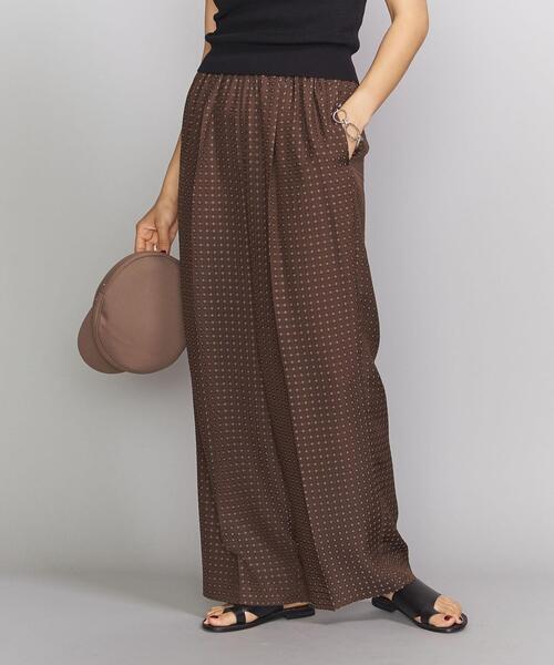 BEAUTY&YOUTH UNITED ARROWS（ビューティーアンドユースユナイテッドアローズ）の「BY∴ ジャカードワイドイージーパンツ ◆（その他パンツ・レディース・ブラウン/ネイビー・M/S）」の19枚目の写真