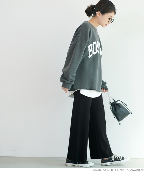 coca（coca）（コカ）の「＼＼新色登場／／ニットパンツ（その他パンツ・レディース・アイボリー/ブラウン/ブラック/チャコールグレー/パープル/ライトグリーン・ONE SIZE）」の8枚目の写真