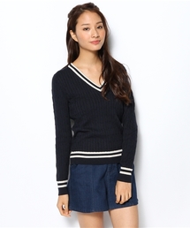 CIAOPANIC | 【Ciaopanic】チルデンVネック(ニット/セーター)