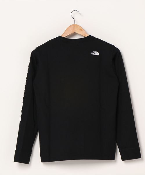 THE NORTH FACE（ザノースフェイス）の「ノースフェイス NTW82032  スリーブプリント ロンＴ（Tシャツ/カットソー・レディース・ローズ/ブラック/ホワイト・S/L/M）」の4枚目の写真