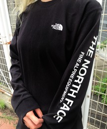 THE NORTH FACE | ノースフェイス NTW82032  スリーブプリント ロンＴ(Tシャツ/カットソー)