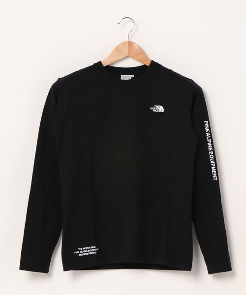 THE NORTH FACE（ザノースフェイス）の「ノースフェイス NTW82032 スリーブプリント ロンT（Tシャツ/カットソー）」 WEAR