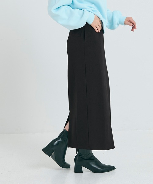 エンボス加工Iラインスカート（スカート）｜coca（coca）（コカ）の