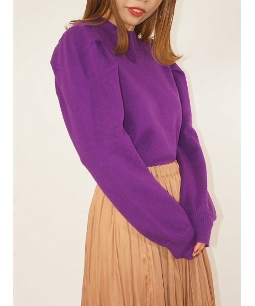 one way（ワンウェイ）の「パワショルニット（ニット/セーター）」 - WEAR