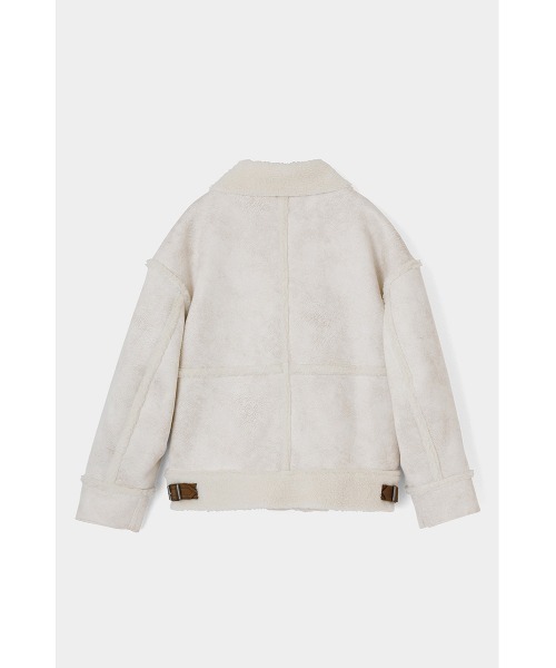 MOUSSY（マウジー）の「OVER SIZED FAUX SHERLING ジャケット