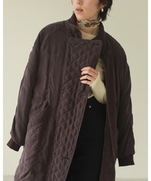 TODAYFUL（トゥデイフル）の「サテンキルティングコート（ステン