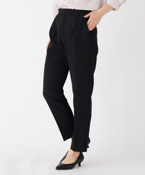OPAQUE.CLIP(オペークドットクリップ)の「◆CARREMANストレッチテーパードパンツ(スーツパンツ・レディース・ブラック/ネイビー/ライトベージュ・40/38/42/36/34/01/02/03)」の2枚目の写真