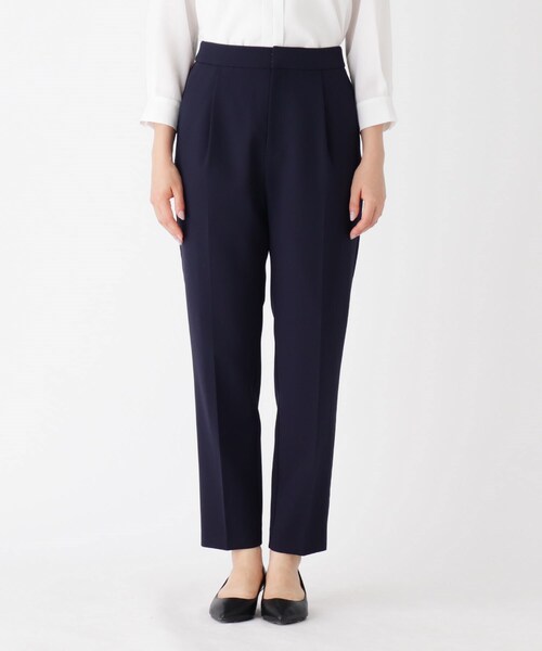 OPAQUE.CLIP(オペークドットクリップ)の「◆CARREMANストレッチテーパードパンツ(スーツパンツ・レディース・ブラック/ネイビー/ライトベージュ・40/38/42/36/34/01/02/03)」の4枚目の写真