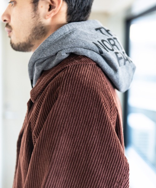 セール】コーデュロイオーバーステンカラーコート（ステンカラーコート