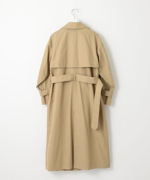 green label relaxing（グリーンレーベルリラクシング）の「[ XS / H148-155cm ][ 1_OF MINE ]★★ トレンチ コート ＜XS＞（トレンチコート・レディース・ベージュ/モカ・XS）」の3枚目の写真