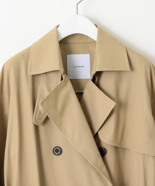 green label relaxing（グリーンレーベルリラクシング）の「[ XS / H148-155cm ][ 1_OF MINE ]★★ トレンチ コート ＜XS＞（トレンチコート・レディース・ベージュ/モカ・XS）」の4枚目の写真