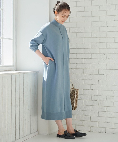 バックスリットニットワンピース ワンピース Vis ビス のファッション通販 Zozotown
