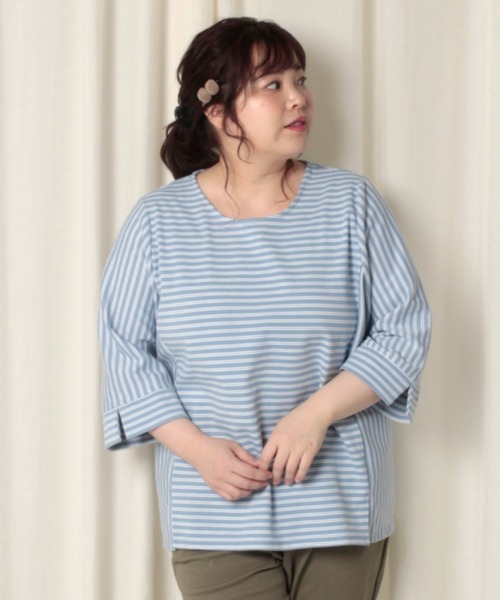 セール Breeze エムビーミントブリーズ のtシャツ カットソー Online 大きいサイズ ボーダー切替プルオーバー Tシャツ カットソー トップス Breeze エムビーミントブリーズ のファッション Mb Mint 通販ポイント セール Breeze エムビーミントブリーズ のtシャツ カットソー Online 大きいサイズ ボーダー切替プルオーバー Tシャツ カットソー トップス Breeze エムビーミントブリーズ のファッション Mb Mint 通販ポイント