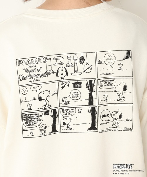 one after another NICE CLAUP(ワンアフターアナザーナイスクラップ)の「スヌーピー/プリントトレーナー(Tシャツ/カットソー・レディース・ベージュ/アイボリー/モカ・FREE)」の22枚目の写真