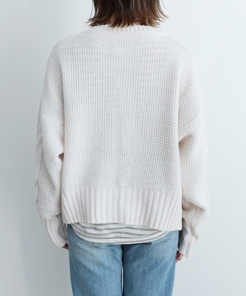 reca（レカ）の「ケーブル編みニットカーディガン（カーディガン/ボレロ・レディース・ベージュ/アイボリー・FREE）」の20枚目の写真