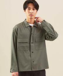 green label relaxing | ＜ 機能 / ストレッチ・洗濯機洗い可 ＞ CM ウォッシャブル サージ シャツブルゾン(シャツ/ブラウス)