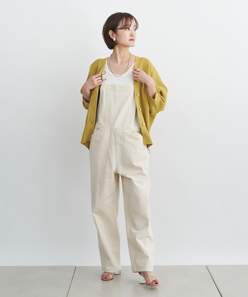 DouDou（ドゥドゥ）の「ポリエステルカーディガン（カーディガン/ボレロ・レディース・ライトグレー/オフホワイト/イエロー・FREE）」の11枚目の写真