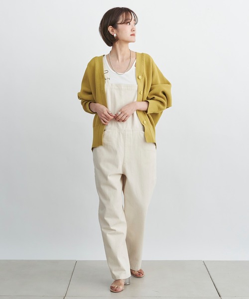 DouDou（ドゥドゥ）の「ポリエステルカーディガン（カーディガン/ボレロ・レディース・ライトグレー/オフホワイト/イエロー・FREE）」の12枚目の写真