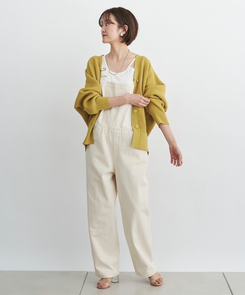 DouDou（ドゥドゥ）の「ポリエステルカーディガン（カーディガン/ボレロ・レディース・ライトグレー/オフホワイト/イエロー・FREE）」の14枚目の写真