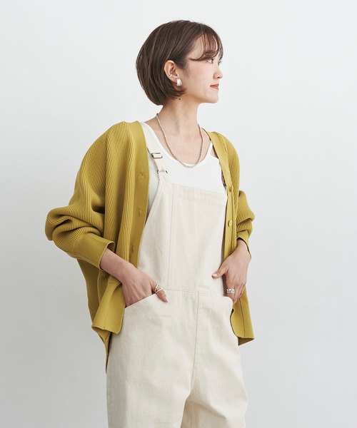 DouDou（ドゥドゥ）の「ポリエステルカーディガン（カーディガン/ボレロ・レディース・ライトグレー/オフホワイト/イエロー・FREE）」の17枚目の写真