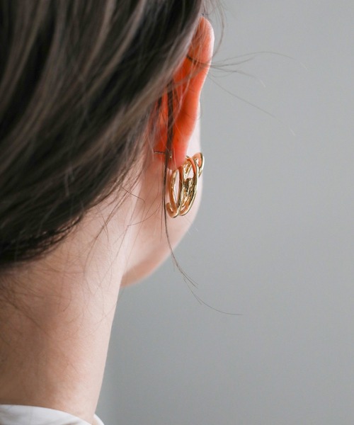 select MOCA（セレクトモカ）の「スパイラルニュアンスピアス（ピアス（両耳用）・レディース・シルバー/ゴールド・FREE）」の10枚目の写真