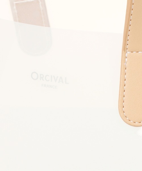 ORCIVAL(オーシバル)の「【ORCIVAL(オーシバル)】PVCBAG(トートバッグ・レディース・ホワイト/ブラウン・FREE)」の9枚目の写真