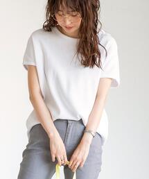 coen（コーエン）の「クルーネックショートスリーブワッフルTシャツ#（Tシャツ/カットソー）」