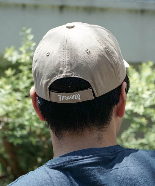 THRASHER(スラッシャー)の「GONZ SAD キャンバス6P CAP/スラッシャー 帽子 キャップ マークゴンザレス(キャップ・メンズ・ブラック/ベージュ/ブラウン/カーキ・FREE)」の17枚目の写真