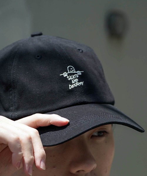 THRASHER(スラッシャー)の「GONZ SAD キャンバス6P CAP/スラッシャー 帽子 キャップ マークゴンザレス(キャップ・メンズ・ブラック/ベージュ/ブラウン/カーキ・FREE)」の12枚目の写真