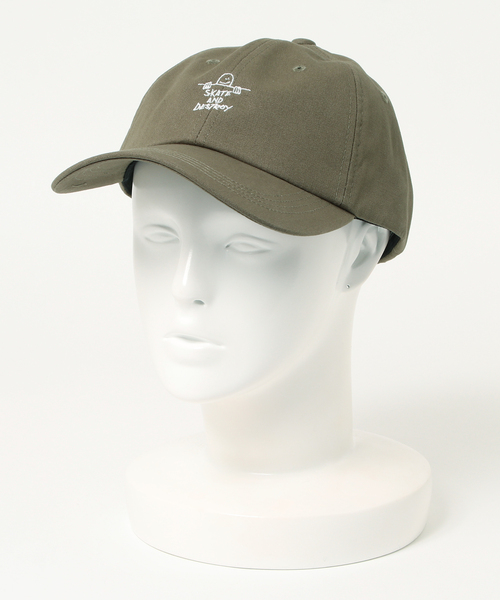 THRASHER(スラッシャー)の「GONZ SAD キャンバス6P CAP/スラッシャー 帽子 キャップ マークゴンザレス(キャップ・メンズ・ブラック/ベージュ/ブラウン/カーキ・FREE)」の9枚目の写真