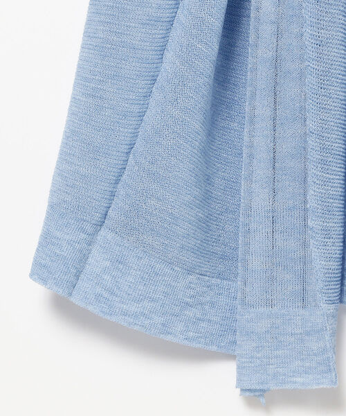 boussole（ブソル）の「BOUSSOLE / シースルー ガウン カーディガン（カーディガン/ボレロ・レディース・ライトブルー・ONE SIZE）」の5枚目の写真