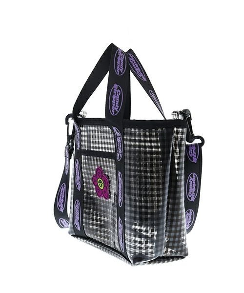 Candy Stripper（キャンディストリッパー）の「SUNNY CANDY GINGHAM ショルダーバッグ（ショルダーバッグ・レディース・ブラック/ピンク/イエロー・FREE）」の9枚目の写真