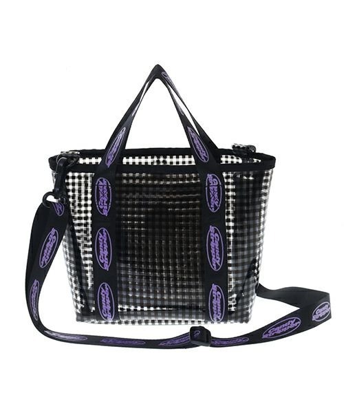 Candy Stripper（キャンディストリッパー）の「SUNNY CANDY GINGHAM ショルダーバッグ（ショルダーバッグ・レディース・ブラック/ピンク/イエロー・FREE）」の8枚目の写真