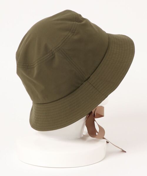 polcadot（ポルカドット）の「グログラン ストラップ バケットハット（ハット・レディース・ベージュ/ブラック/パープル/カーキ・FREE）」の6枚目の写真