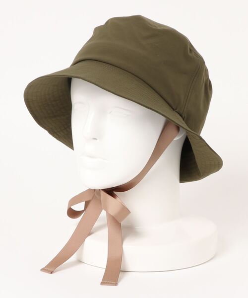 polcadot（ポルカドット）の「グログラン ストラップ バケットハット（ハット・レディース・ベージュ/ブラック/パープル/カーキ・FREE）」の7枚目の写真