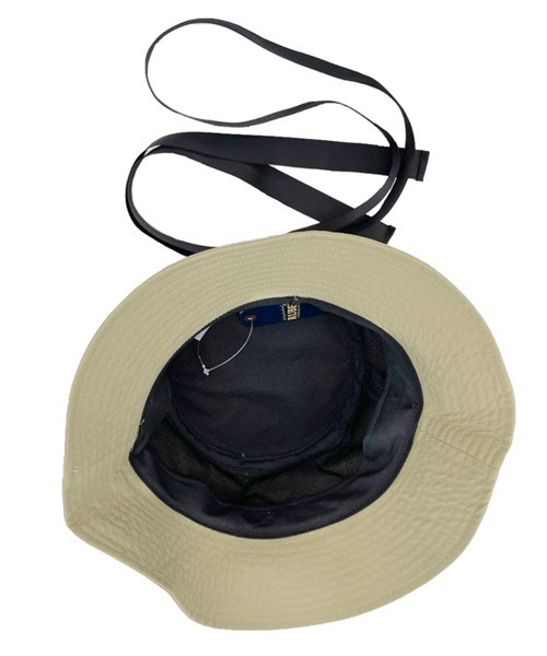 polcadot（ポルカドット）の「グログラン ストラップ バケットハット（ハット・レディース・ベージュ/ブラック/パープル/カーキ・FREE）」の16枚目の写真