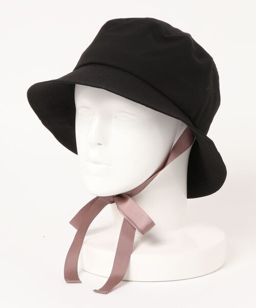 polcadot（ポルカドット）の「グログラン ストラップ バケットハット（ハット・レディース・ベージュ/ブラック/パープル/カーキ・FREE）」の17枚目の写真