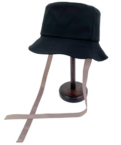 polcadot（ポルカドット）の「グログラン ストラップ バケットハット（ハット・レディース・ベージュ/ブラック/パープル/カーキ・FREE）」の12枚目の写真