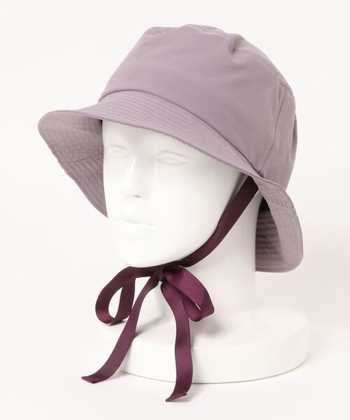 polcadot（ポルカドット）の「グログラン ストラップ バケットハット（ハット・レディース・ベージュ/ブラック/パープル/カーキ・FREE）」の14枚目の写真