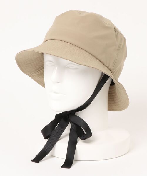 polcadot（ポルカドット）の「グログラン ストラップ バケットハット（ハット・レディース・ベージュ/ブラック/パープル/カーキ・FREE）」の13枚目の写真